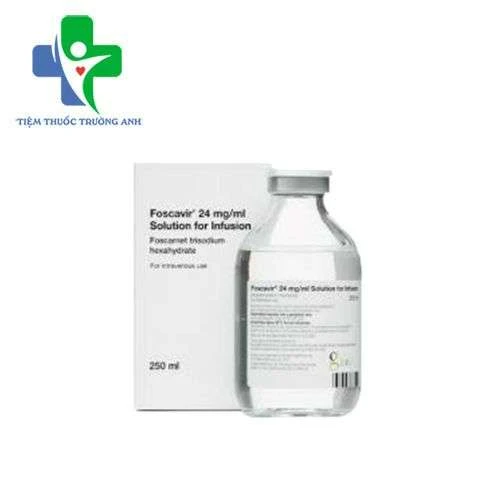Foscavir 6000mg/250ml Clinigen - Điều trị viêm võng mạc