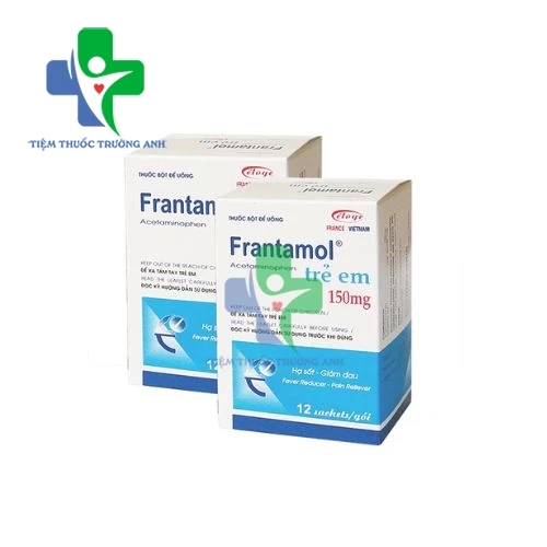 Frantamol trẻ em 150mg - Thuốc kháng sinh giảm đau, hạ sốt của Éloge