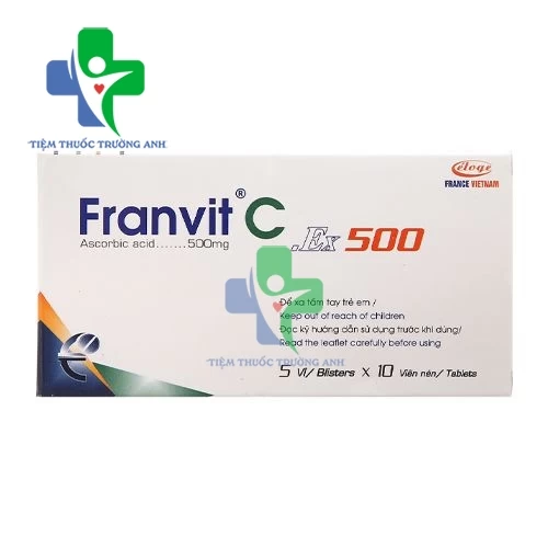 Franvit C 500 - Hỗ trợ bổ sung vitamin C hiệu quả của Eloge 