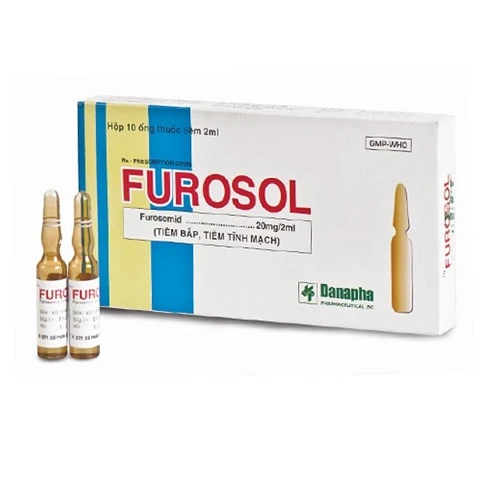 Furosol Inj.20mg/2ml - Thuốc điều trị chống phù nề hiệu quả