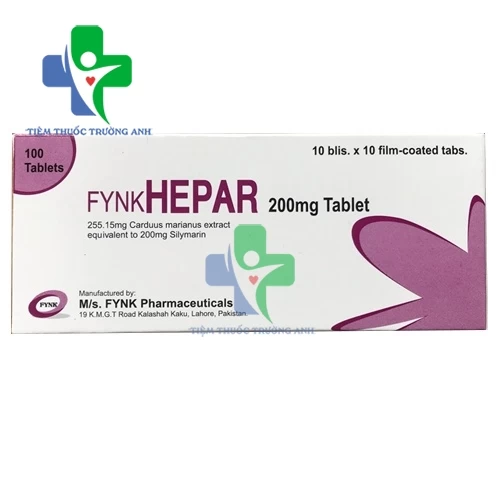 Fynkhepar 200mg - Điều trị rối loạn chức năng gan hiệu quả của Pakistan 