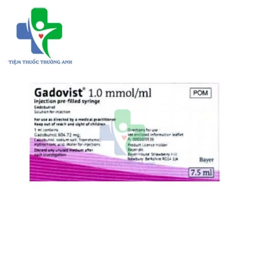 Gadovist 1mmol/ml Bayer - Thuốc dùng để chẩn đoán