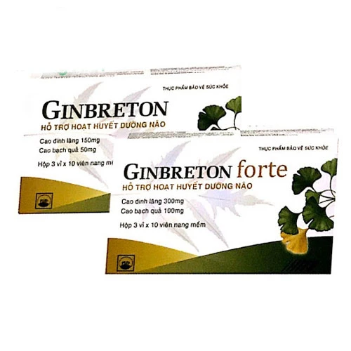 Ginbreton Forte - Thực phẩm hỗ trợ tăng cường tuần hoàn não hiệu quả