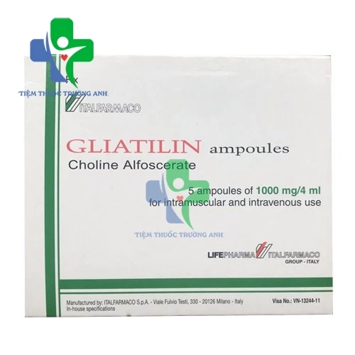 Gliatilin tiêm - Thuốc điều trị đột quỵ, sa sút trí tuệ của Ý