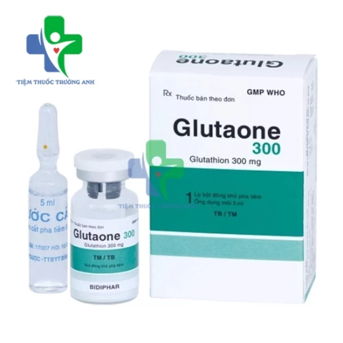 Glutaone 300mg Bidiphar - Hỗ trợ điều trị ngộ độc thủy ngân