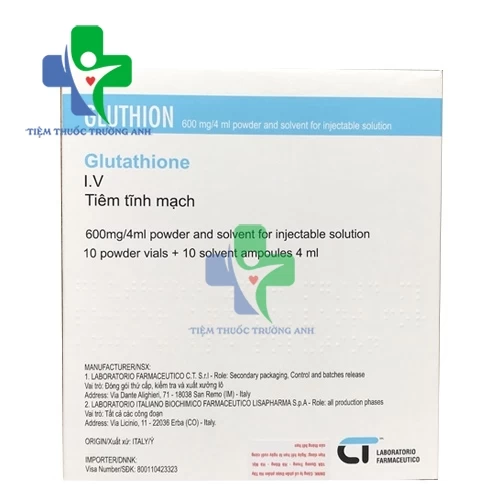 Thuốc Gluthion 600mg của Italy