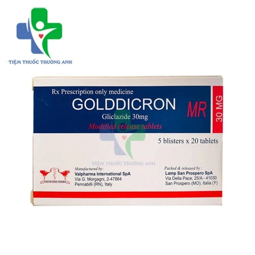 Golddicron 30mg - Thuốc điều trị đái tháo đường