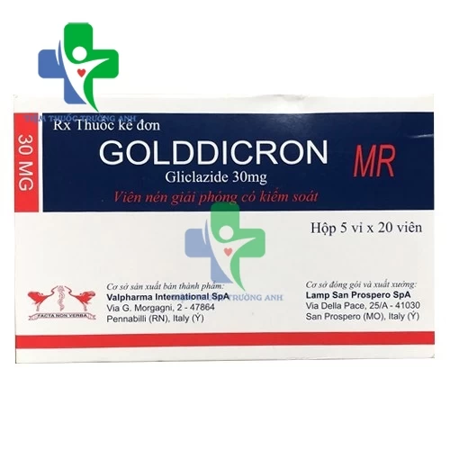 Golddicron 30mg - Thuốc điều trị đái tháo đường