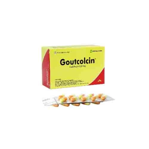 Goutcolcin 0,6mg Agimexpharm - Điều trị bệnh gút ở người lớn