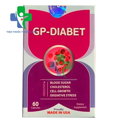 GP-Diabet - Hỗ trợ hạ đường huyết hiệu quả của Mỹ