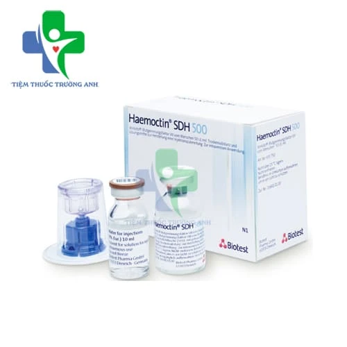 Haemoctin SDH 500 Biotest - Thuốc điều trị bệnh máu khó đông do kháng thể kháng lại yếu tố VIII