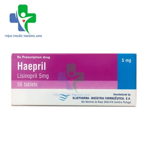 Haepril 5mg Bluepharma - Thuốc điều trị tăng huyết áp