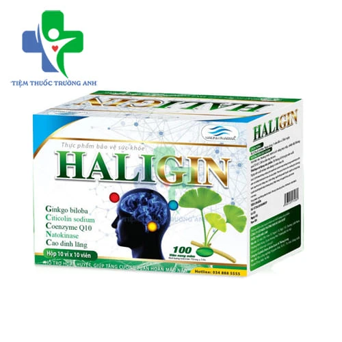 Haligin - Viên uống hỗ trợ hoạt huyết dưỡng não