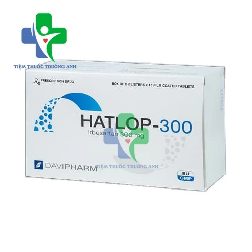 Hatlop-300 Davipharm - Thuốc điều trị tăng huyết áp động mạch