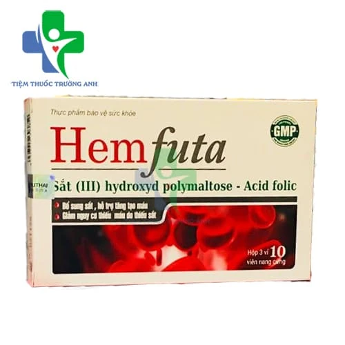 Hemfuta Fusi - Hỗ trợ bổ sung sắt, acid folic cho cơ thể