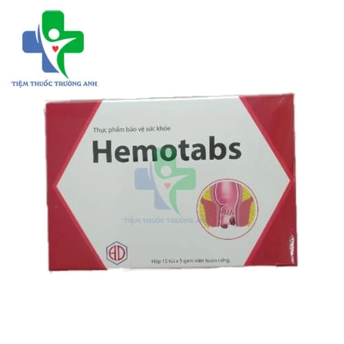 Hemotabs - Hỗ trợ tăng sức bền thành mạch, giảm nguy cơ táo bón