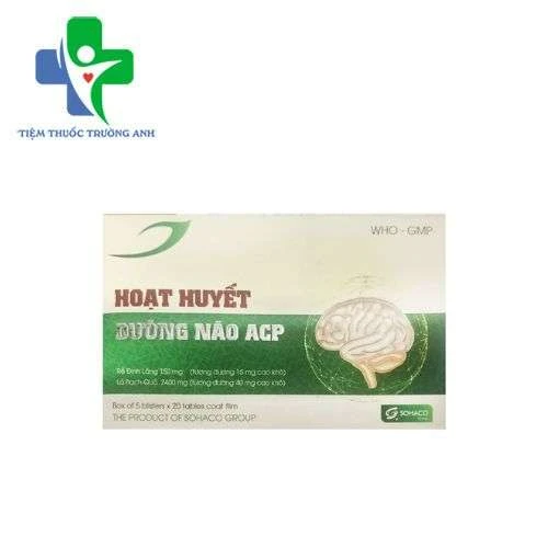 Hoạt huyết duỡng não ACP Medisun - Hỗ trợ thiểu năng tuần hoàn não