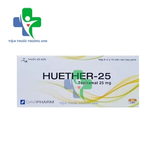 Huether-25 Davipharm - Điều trị động kinh cục bộ