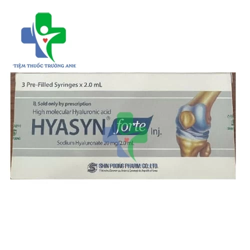 Hyasyn Forte 20mg/2ml - Thuốc điều trị viêm khớp gối của Hàn Quốc