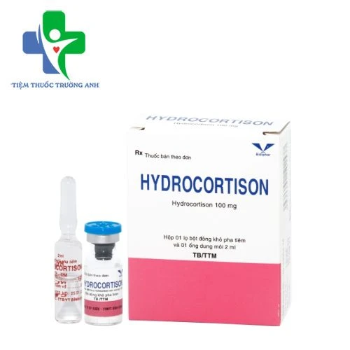 Hydrocortison 100mg Bidiphar - Hỗ trợ người bị suy vỏ thượng thận