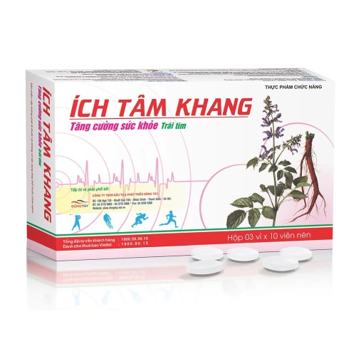 Ích Tâm Khang - Hỗ trợ nâng cao sức khỏe tim mạch