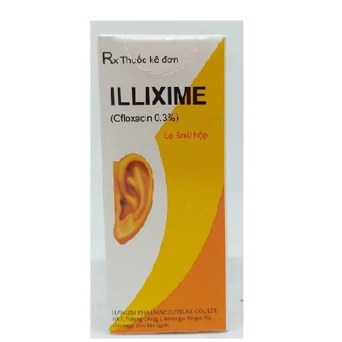 Illixime ear.5ml - Thuốc điều trị nhiễm trùng hiệu quả của Hàn Quốc