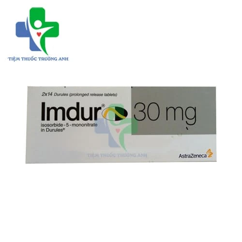 Imdur 30mg AstraZeneca - Thuốc điều trị dự phòng đau thắt ngực