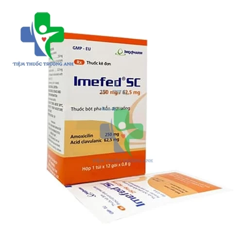 Imefed SC 250mg/62,5mg - Thuốc điều trị nhiễm khuẩn của IMEXPHARM