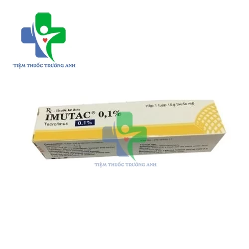 Imutac 0,1% 15g - Thuốc điều trị viêm da cơ địa của Tây Ban Nha