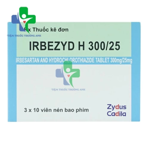 Irbezyd H 300/25 Zydus Cadila - Thuốc điều trị tăng huyết áp
