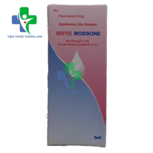 Isotic Moxisone 5ml Hanoi Pharma - Điều trị nhiễm khuẩn mắt