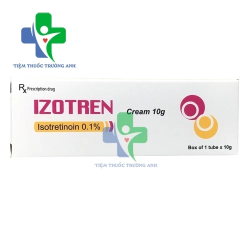 Izotren 0.1% cream - Thuốc điều trị mụn trứng cá hiệu quả