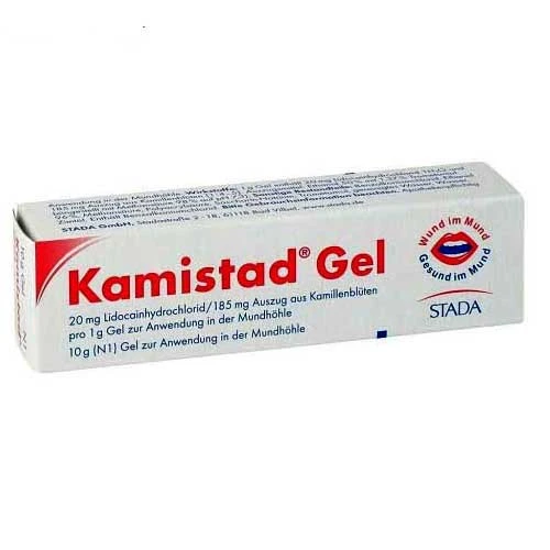 Kamistad-gel 25mg - Thuốc điều trị viêm niêm mạc khoang miệng hiệu quả 