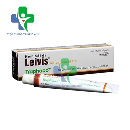 Leivis Cream 10g - Thuốc điều trị các vi nấm ngoài da của Traphaco