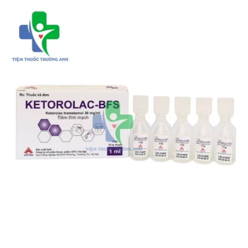 Ketorolac-BFS 30mg/1ml CPC1HN - Thuốc giảm đau từ vừa và nặng