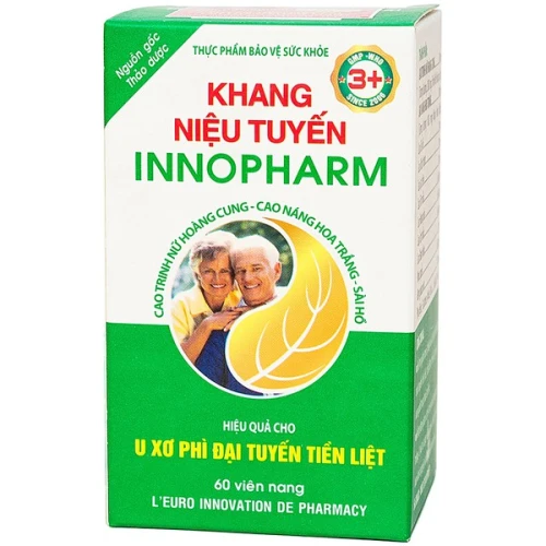 Viên Uống Hỗ Trợ Điều Trị U Xơ Tuyến Tiền Liệt Khang Niệu Tuyến Innopharm 60 Viên