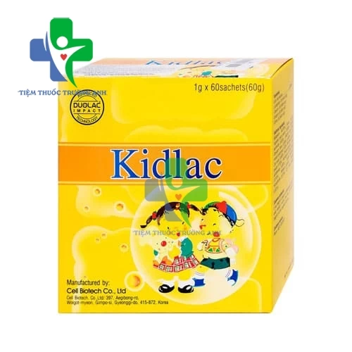 Kidlac - Thuốc điều trị các bệnh lý đường ruột hiệu quả
