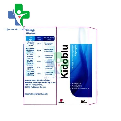 Kidoblu 100mg/5ml - Thuốc giảm đau, hạ sốt của Ba Lan