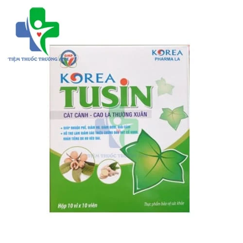 Korea Tusin - Hỗ trợ nhuận phế, giảm ho, giảm đờm