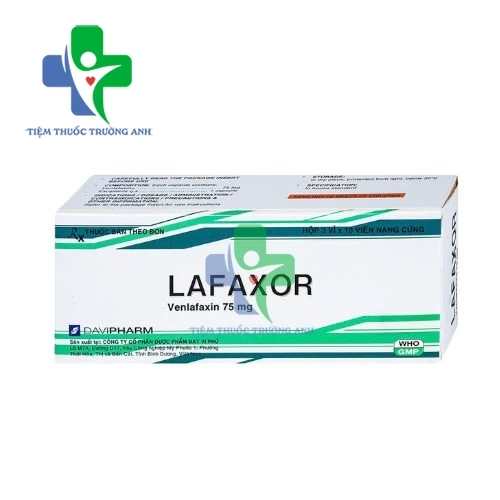 Lafaxor 75mg Davipharm - Thuốc điều trị trầm cảm