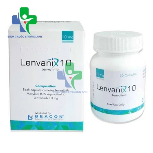 Thuốc Lenvanix 10mg điều trị ung thư tuyến giáp, gan, thận