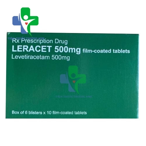 Leracet 500mg Film-coated tablets - Thuốc điều trị bệnh động kinh