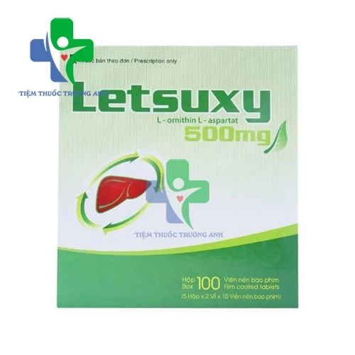 Letsuxy 500mg - Hỗ trợ điều trị bệnh lý về gan hiệu quả 