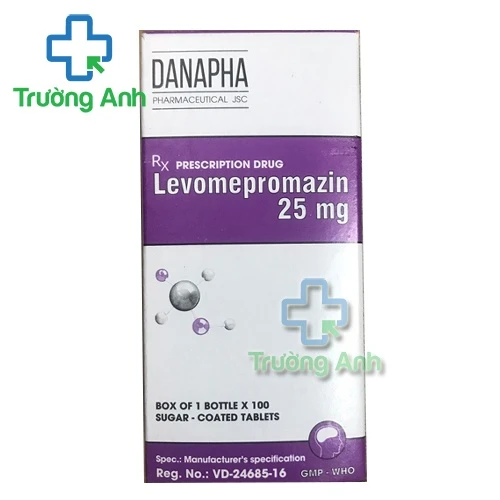 Levomepromazin 25mg Danapha - Điều trị loạn thần giai đoạn hưng cảm