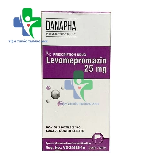 Levomepromazin 25mg Danapha - Điều trị loạn thần giai đoạn hưng cảm