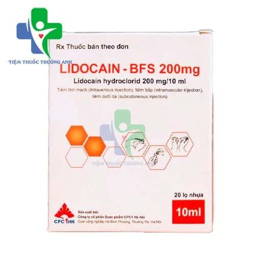 Lidocain-BFS 200mg/10ml CPC1HN - Thuốc gây tê