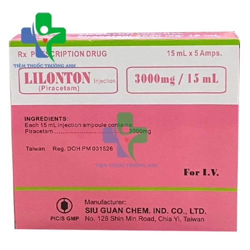 Lilonton 3g/15ml - Thuốc điều trị các bệnh lý do tổn thương não gây nên