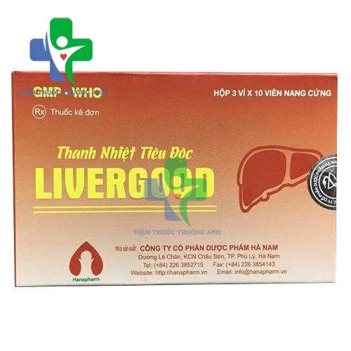 Thanh nhiệt tiêu độc Livergood Hà Nam - Cải thiện chức năng gan