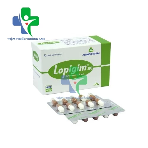 Lopigim 300 Agimexpharm - Điều trị tăng lipid huyết tiên phát nặng
