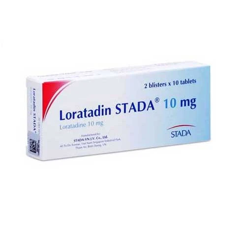 Loratadin stada 10mg - Thuốc chữa viêm mũi dị ứng hiệu quả 